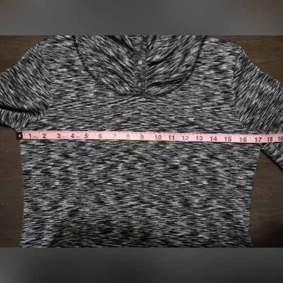 Athleta Gray Coastal Spacedye Fleece Pullover Size Small - Picture 8 of 16